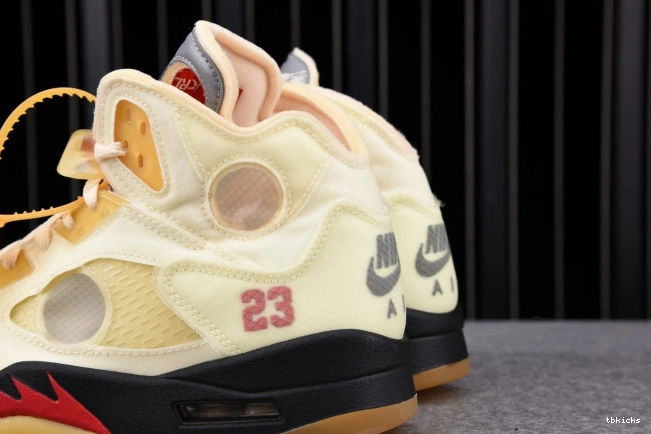 Reps TBK Retro DH8565-100 OFF-WHITE Sail Jordan 5 0825